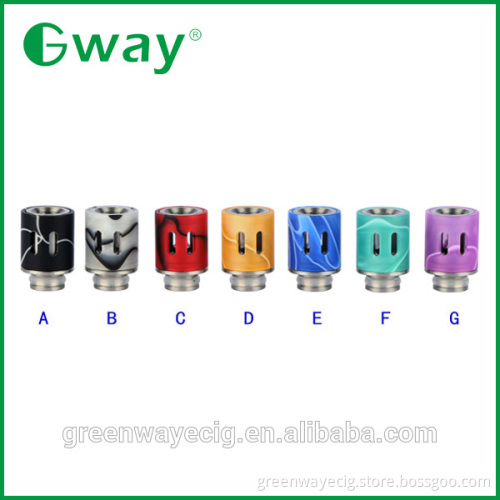 2015 best selling color ss derlin pryrex drip tip, 510 colorful airflow control drip tip multi types by greenway